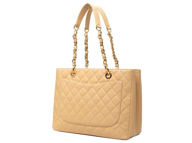 Chanel Coco Mark GST Grand Shopping Tote Beige - vista 2