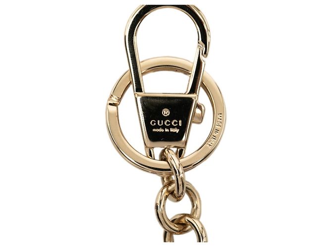 Portachiavi con charm Gucci x Yuko Higuchi BORIS Cat Bianco Beige - vista 3