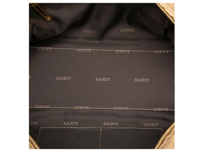 Borsa Loewe Anagram Amazona 28 D'oro - vista 4