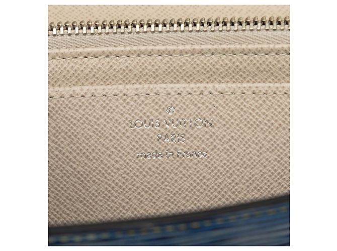Twist Louis Vuitton Epi Denim Long Wallet Blau - Ansicht 5