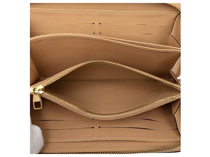 Louis Vuitton Monogram Empreinte Zippy Wallet Beige - Ansicht 4