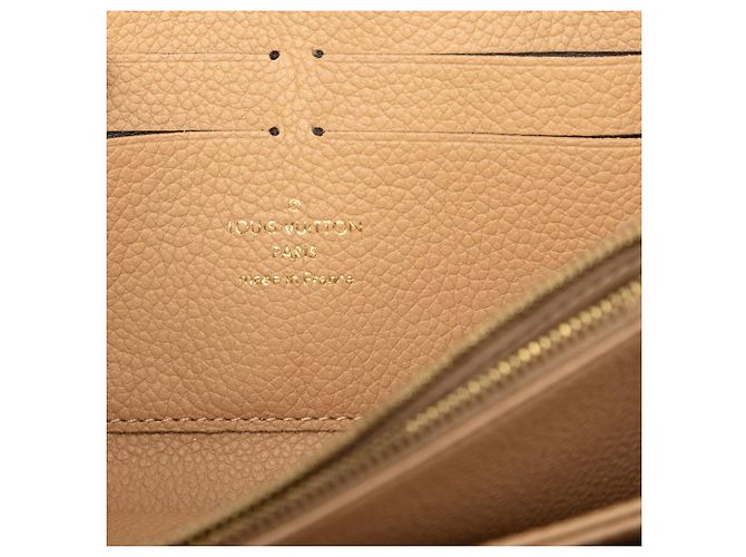 Louis Vuitton Monogram Empreinte Zippy Wallet Beige - Ansicht 5