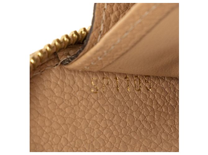Louis Vuitton Monogram Empreinte Zippy Wallet Beige - Ansicht 6