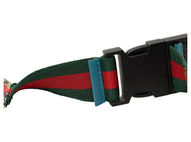 Marsupio Gucci Children's GG Supreme Sherry Line Rosso Beige - vista 4