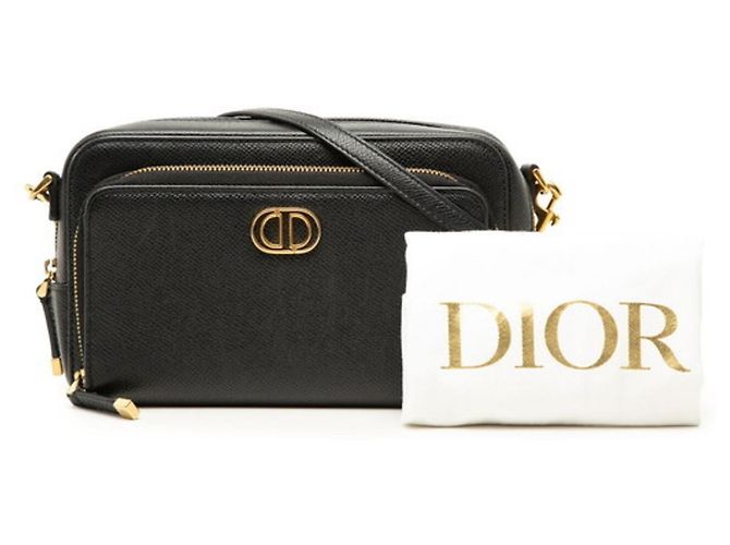 Borsa Christian Dior Dior Calo Double Pouch Nero - vista 8