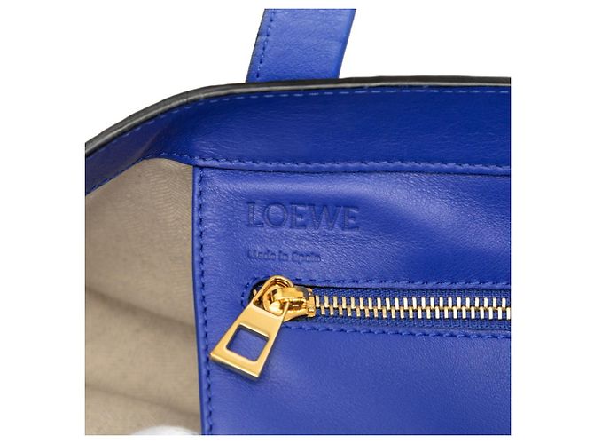 Borsa Tote Loewe Repeat Anagram East West Blu - vista 5