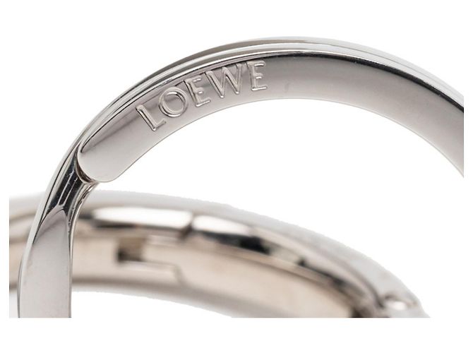 Loewe Anagram Strap Accessorio per Borsa Charm Nero Argento - vista 3