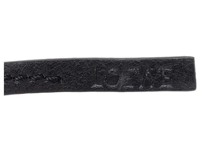 Loewe Anagram Strap Accessorio per Borsa Charm Nero Argento - vista 4
