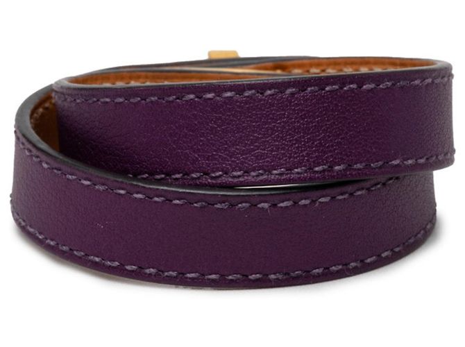 Hermès Pulsera Charm Kelly Double Tour Hermes Púrpura - vista 3