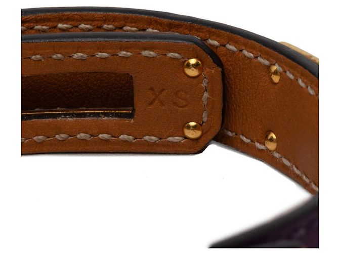 Hermès Pulsera Charm Kelly Double Tour Hermes Púrpura - vista 4