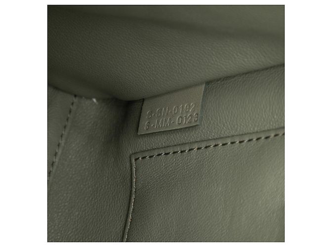 Céline Borsa a mano/Borsa a tracolla Celine Luggage Nano Shopper Verde Cachi - vista 6