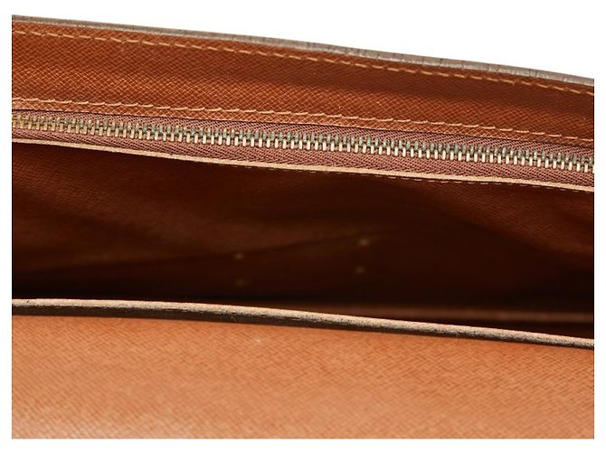 Borsa Louis Vuitton Monogram Portedocuments Bandoulière Marrone - vista 12