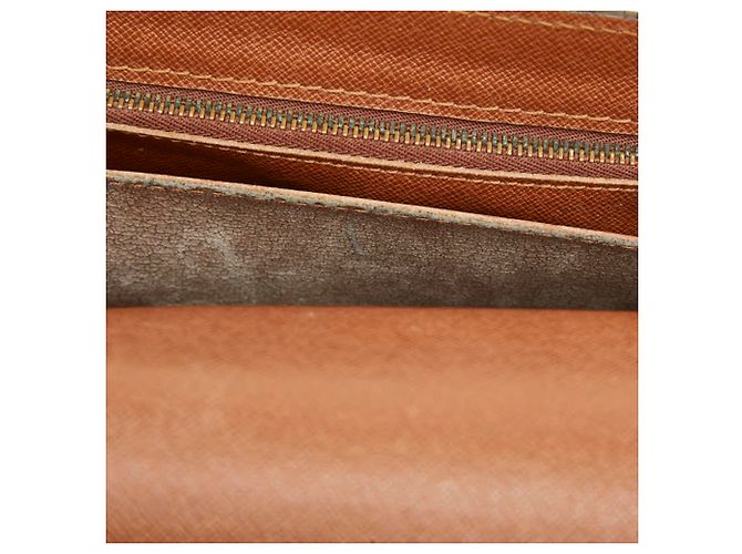 Borsa Louis Vuitton Monogram Portedocuments Bandoulière Marrone - vista 13