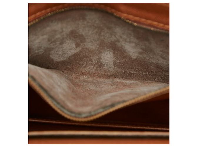 Borsa Louis Vuitton Monogram Portedocuments Bandoulière Marrone - vista 14