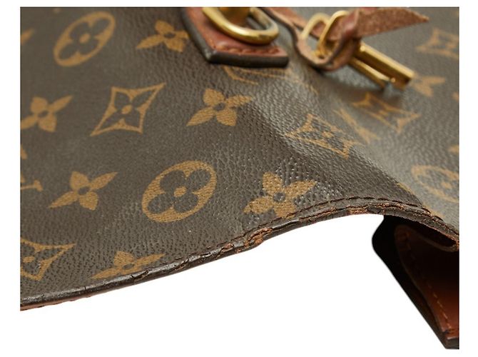 Borsa Louis Vuitton Monogram Portedocuments Bandoulière Marrone - vista 9