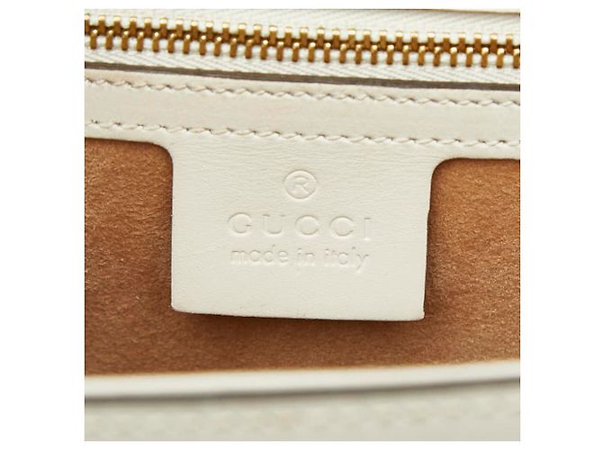 Borsa a tracolla Gucci Sherry Line Sylvie Bianco - vista 10