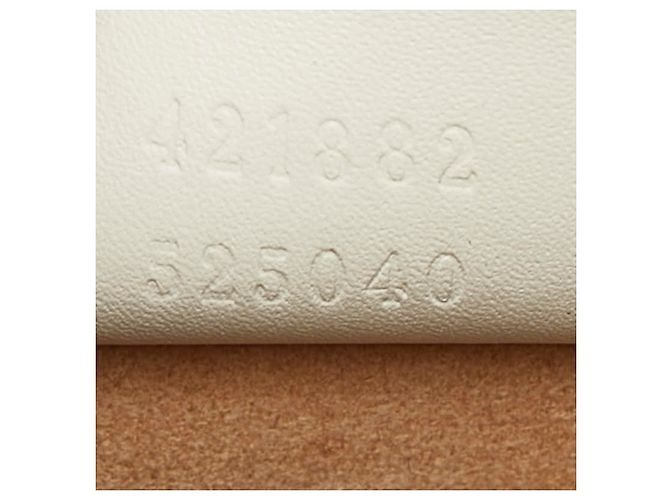 Borsa a tracolla Gucci Sherry Line Sylvie Bianco - vista 11