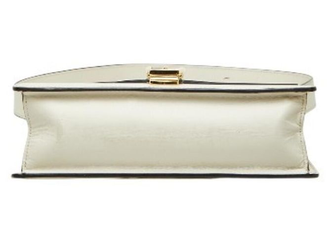 Borsa a tracolla Gucci Sherry Line Sylvie Bianco - vista 3