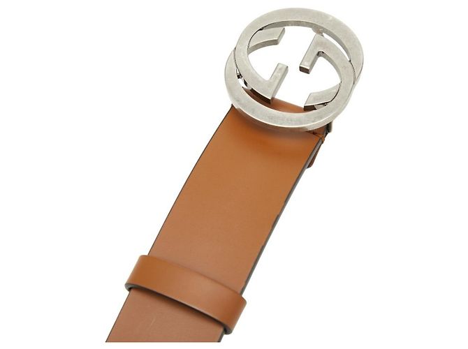 Gucci Interlocking G Gürtel Braun - Ansicht 5
