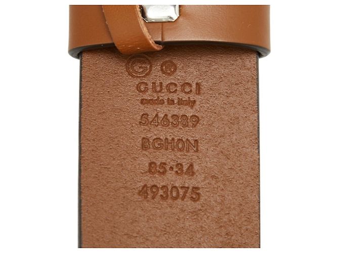 Gucci Interlocking G Gürtel Braun - Ansicht 8