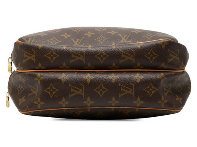 Borsa a tracolla Louis Vuitton Monogram Reporter PM Marrone - vista 3