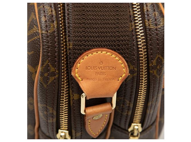 Borsa a tracolla Louis Vuitton Monogram Reporter PM Marrone - vista 5