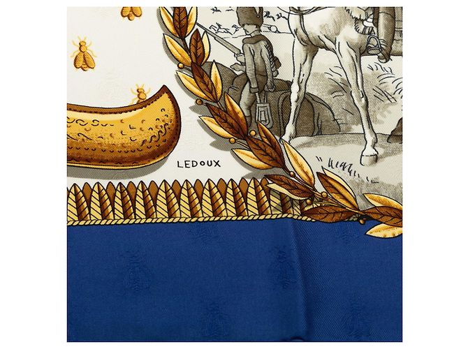 Hermès Foulard Hermes Carre 90 Napoleon Multicolore - vista 5