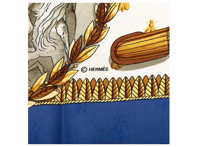 Hermès Foulard Hermes Carre 90 Napoleon Multicolore - vista 6