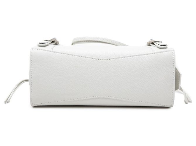 Borsa Balenciaga Neoclassic City Mini Bianco - vista 3