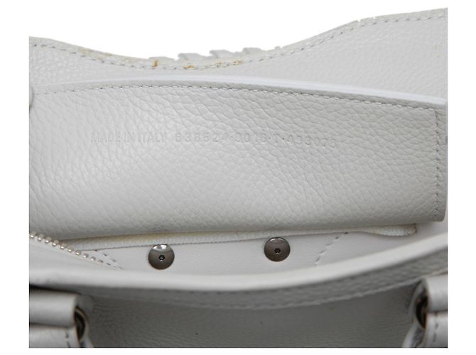 Borsa Balenciaga Neoclassic City Mini Bianco - vista 6