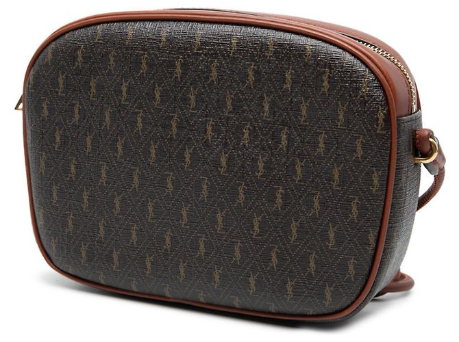 Borsa a tracolla Le Monogram Saint Laurent Marrone - vista 2