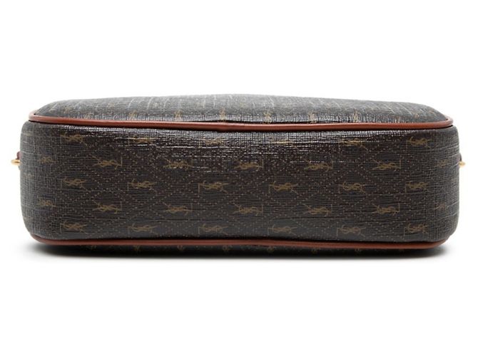 Borsa a tracolla Le Monogram Saint Laurent Marrone - vista 3