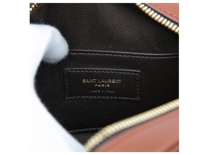 Borsa a tracolla Le Monogram Saint Laurent Marrone - vista 5