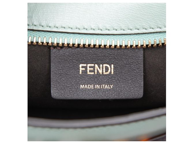 Borsa Fendi Auroch Swing Verde - vista 5