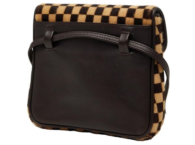Pochette a Tracolla Louis Vuitton Damier Sauvage Gazelle Marrone Beige - vista 2