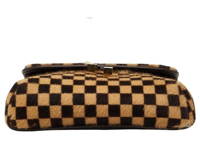 Pochette a Tracolla Louis Vuitton Damier Sauvage Gazelle Marrone Beige - vista 3