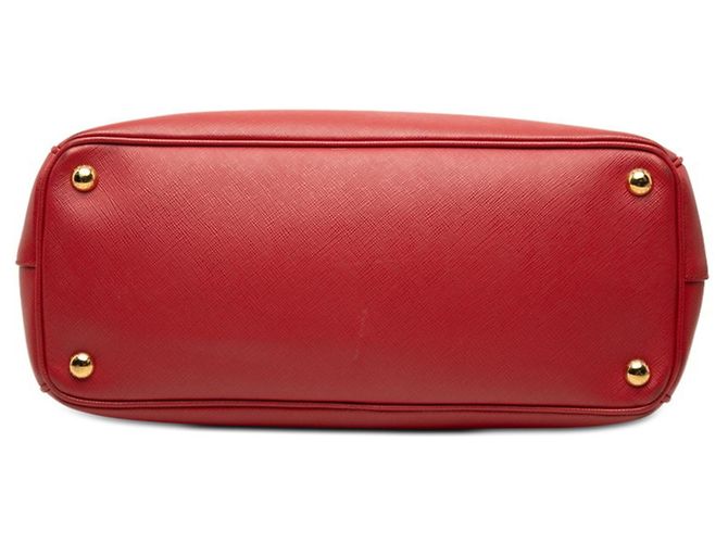 Borsa Prada Galleria in Saffiano rosso - vista 3