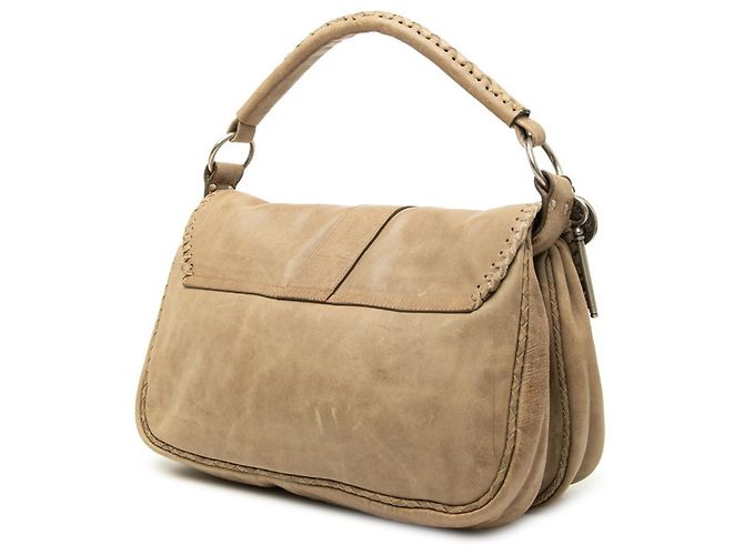 Borsa Christian Dior Dior Gaucho Beige - vista 2