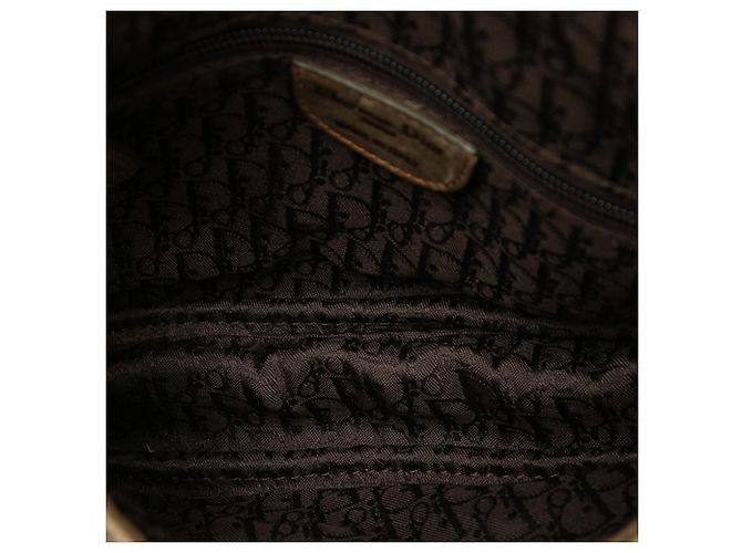 Borsa Christian Dior Dior Gaucho Beige - vista 4