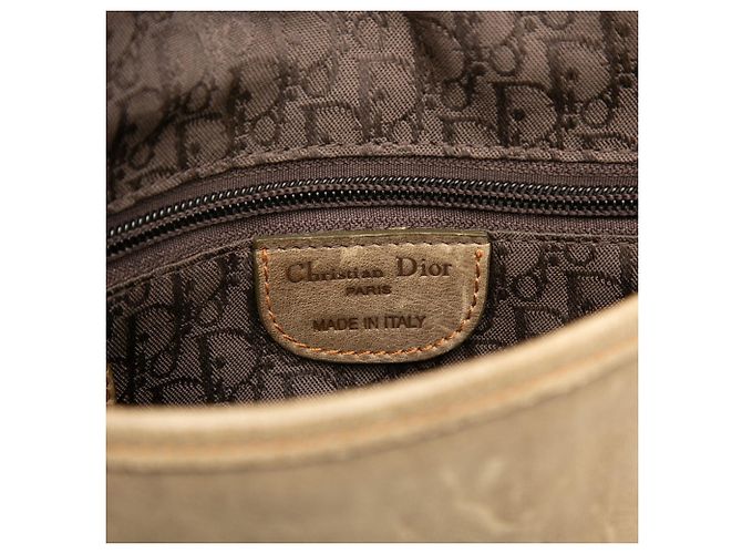 Borsa Christian Dior Dior Gaucho Beige - vista 5
