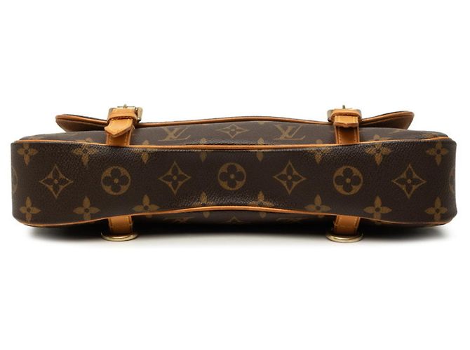 Borsa Louis Vuitton Monogram Marelle Marrone - vista 3