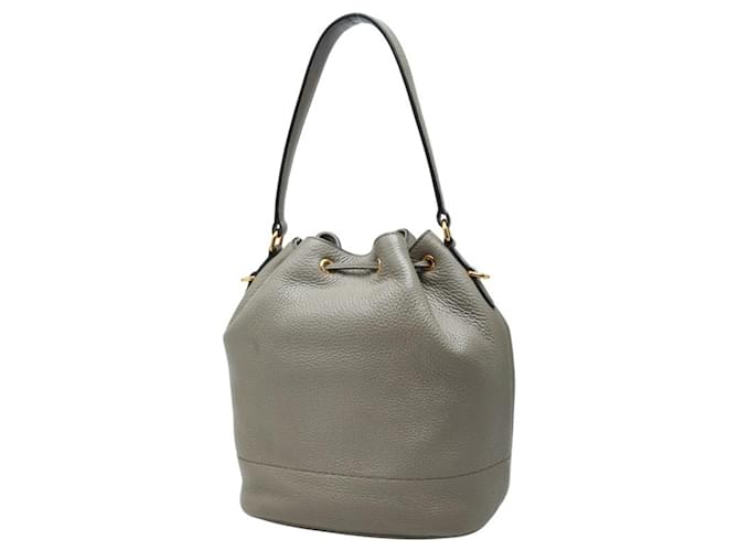 Borsa a mano e borsa a tracolla con logo Prada Grigio - vista 2
