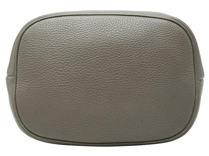 Borsa a mano e borsa a tracolla con logo Prada Grigio - vista 3