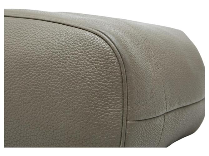 Borsa a mano e borsa a tracolla con logo Prada Grigio - vista 4