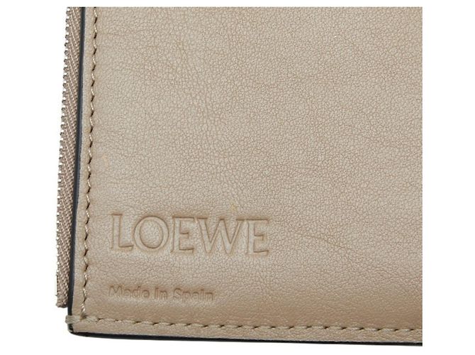 Cartera tríptico Loewe Anagram Beige - vista 8