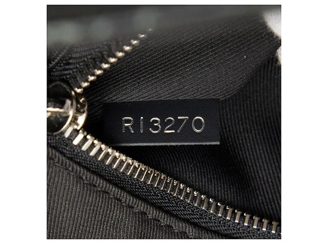 Zaino Louis Vuitton Epi Damier Graphite Christopher PM Nero Blu - vista 11