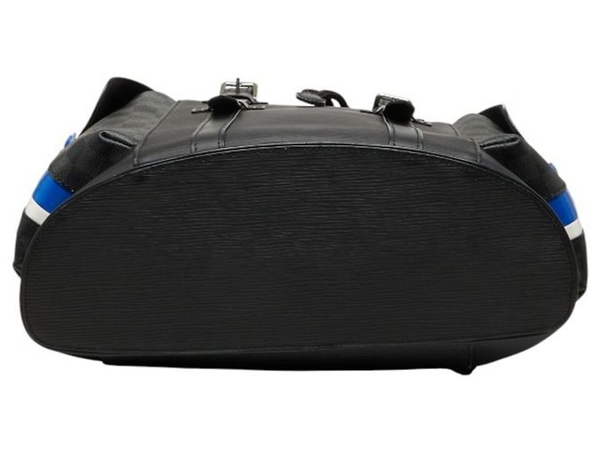 Zaino Louis Vuitton Epi Damier Graphite Christopher PM Nero Blu - vista 3