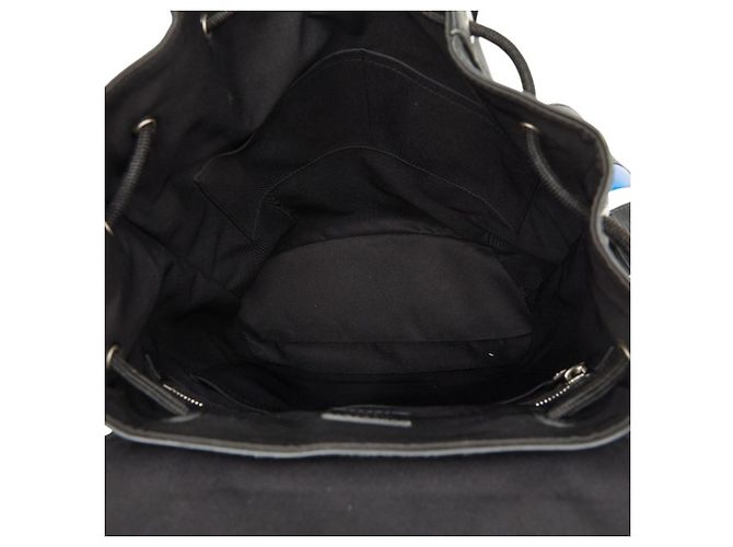 Zaino Louis Vuitton Epi Damier Graphite Christopher PM Nero Blu - vista 8