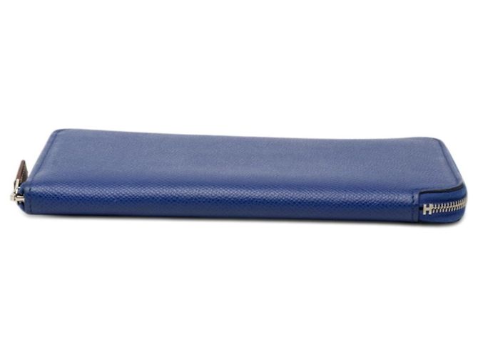 Azap Hermès Cartera larga de cuero Epsom azul Hermes - vista 3