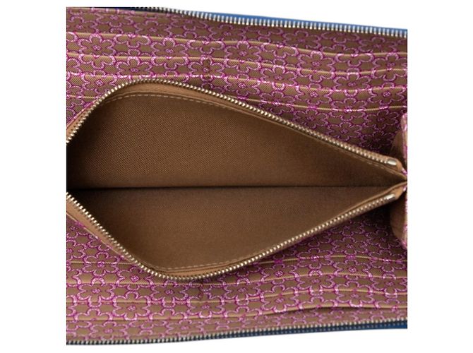 Azap Hermès Cartera larga de cuero Epsom azul Hermes - vista 4